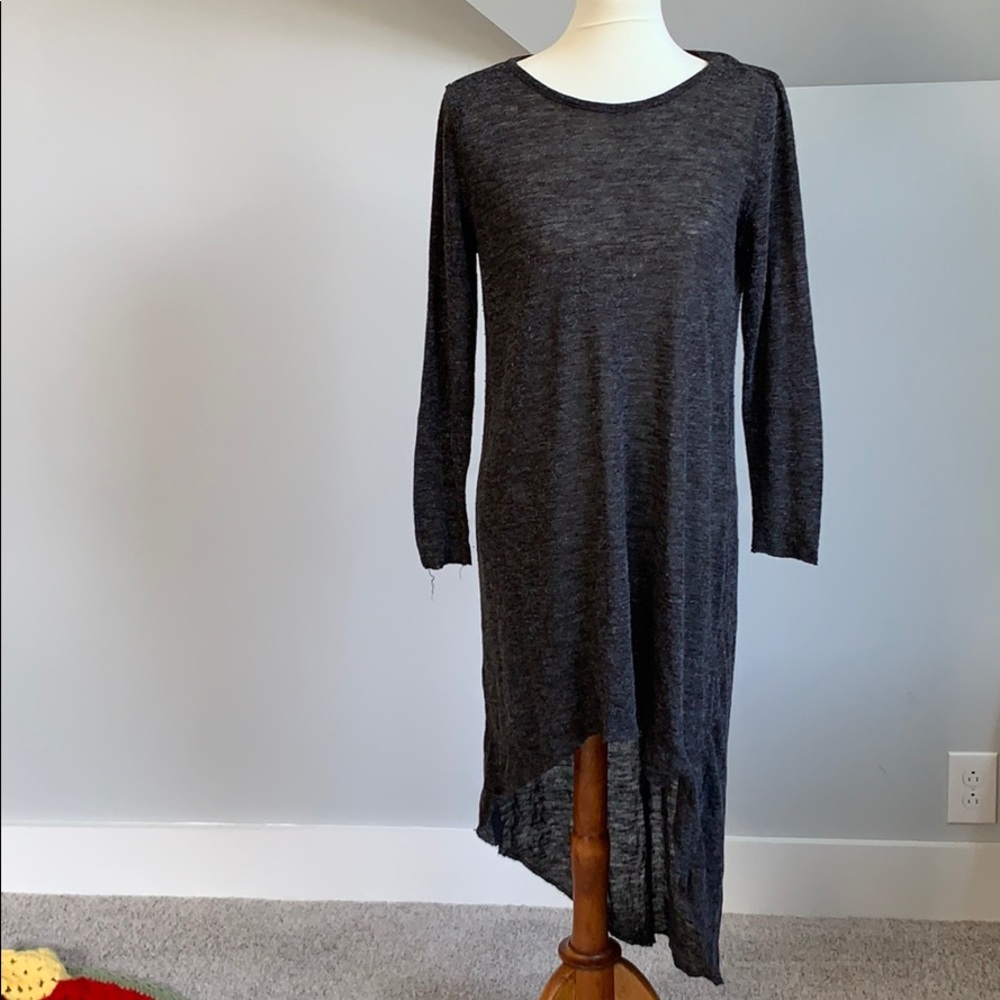 H & M hi low knit tunic dress